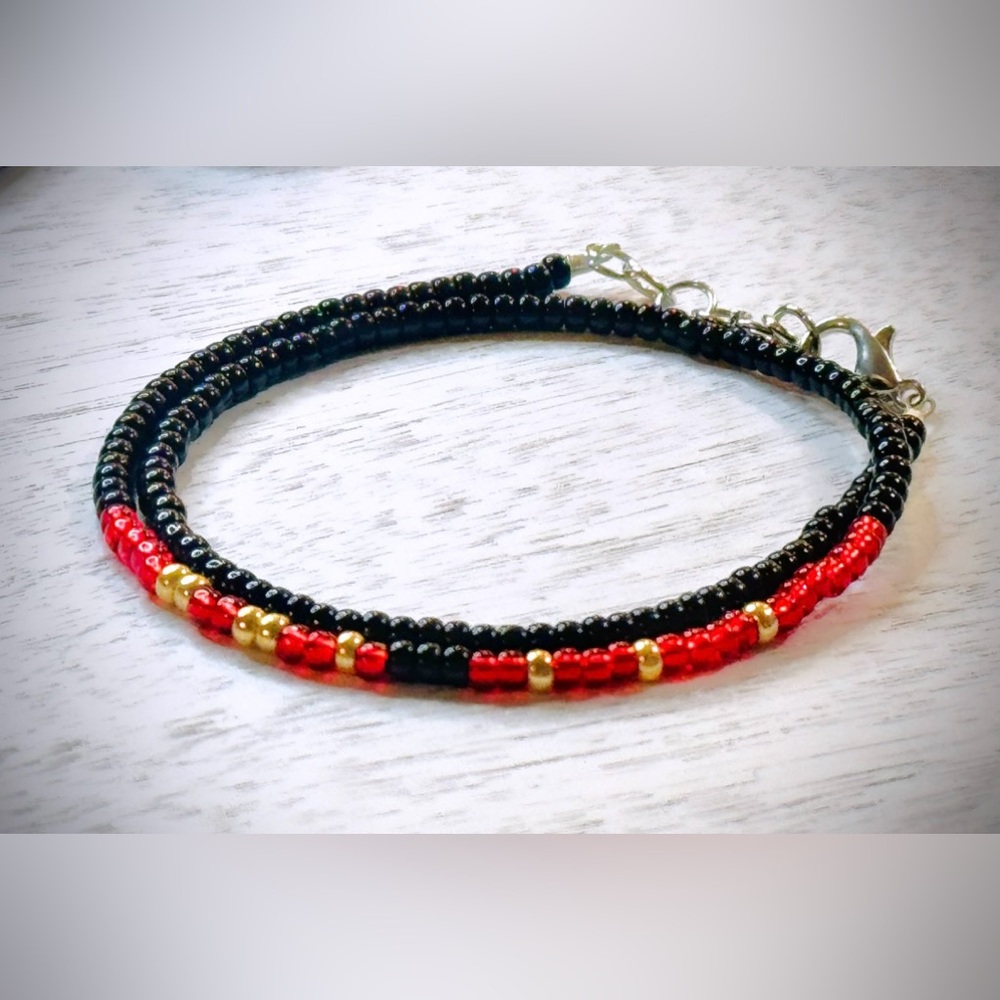 Marine Corps “Semper Fidelis” Morse Code Wrap Bracelet
